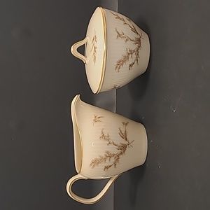 Vintage Thomas Rosenthal Creamer and Lidded Sugar Bowl